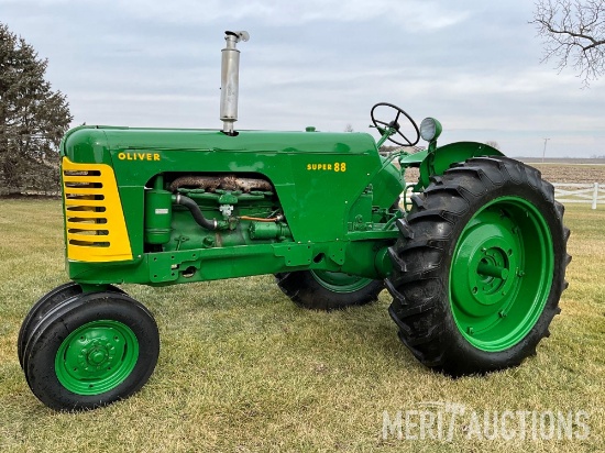 1955 Oliver Super 88 Row Crop gas tractor