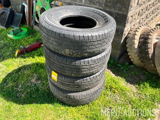(4) Firestone P265/75R15 tires | Online Auctions | Proxibid