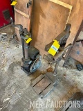 Vintage boring tool and drill press