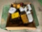 Flat of Vermeer rake parts, hyd. motors etc.