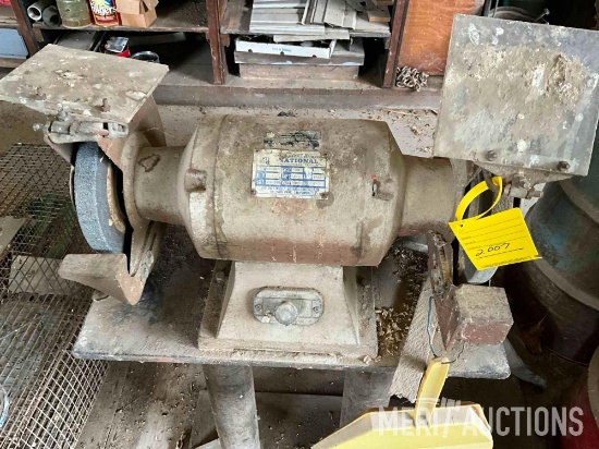 National 2hp double stone grinder