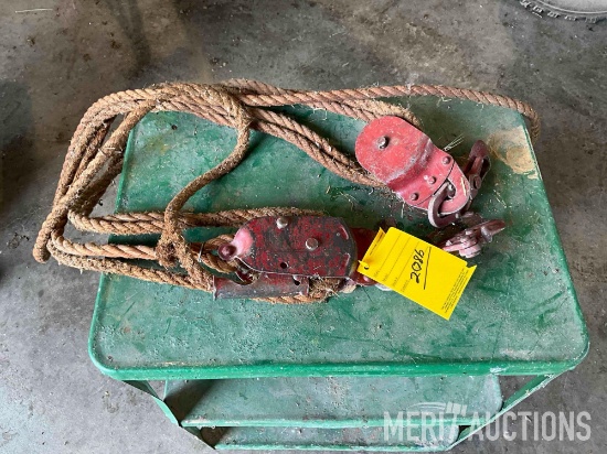 Rope fence stretcher