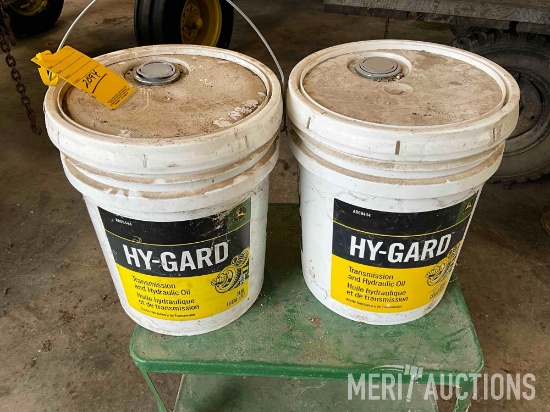 (2) JD Hi-Guard oil