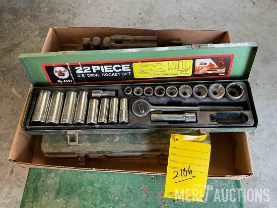 Socket sets, 1/4in. & 3/8in.