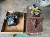 (2) vintage phones