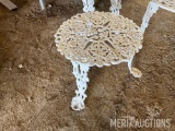 cast iron patio set