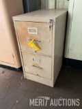 2 drawer metal filing cabinet