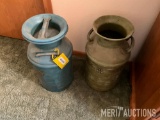 (2) milk cans