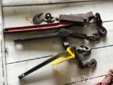 (3) sm. Chain binders