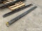 Set of 6ft. pallet fork extensions