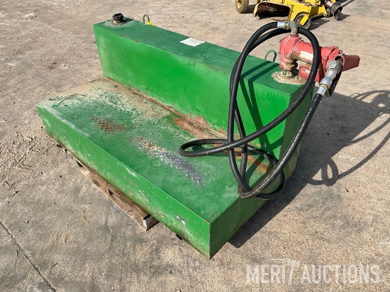 110 gal. L shaped fuel tank