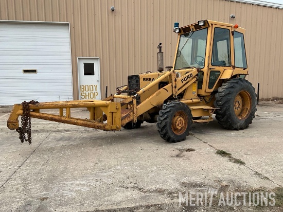 Ford 655A MFWD loader tractor
