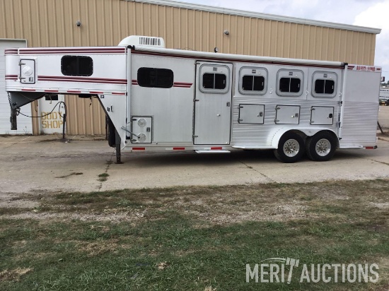 1997 Alum-Line 3 place horse trailer