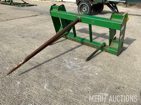 Frontier loader bale spear