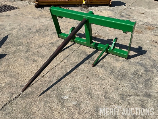 Frontier loader bale spear