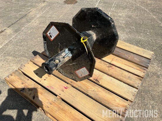 Danuser hyd. post auger adapted wire winder