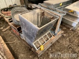 SS hog feeder, hog feeders and galvanized tub