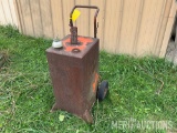 Vintage oil tank
