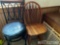 Drop Leaf Table, (2) Barstools, Baby Gate
