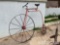 Antique Big Steel Wheel Bicycle