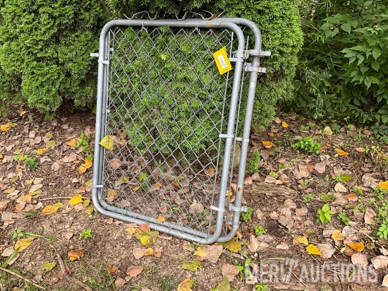 (2) Chain Link Gates