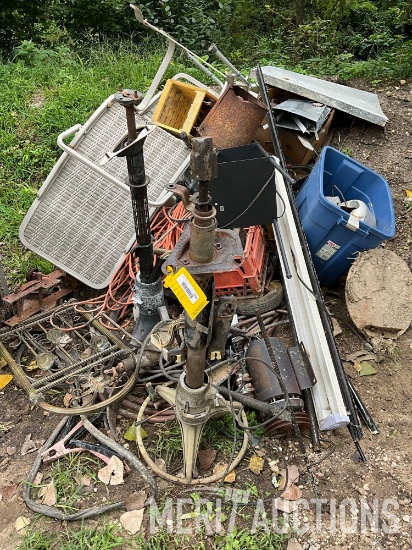 Pile of Assorted Scrap Metal