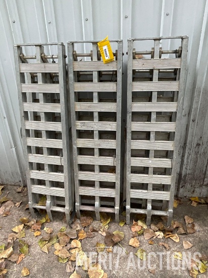 Set of 3 Aluminum Folding Ramps