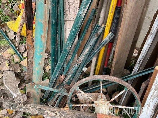 Assorted Dimensional Lumber and Steel Posts