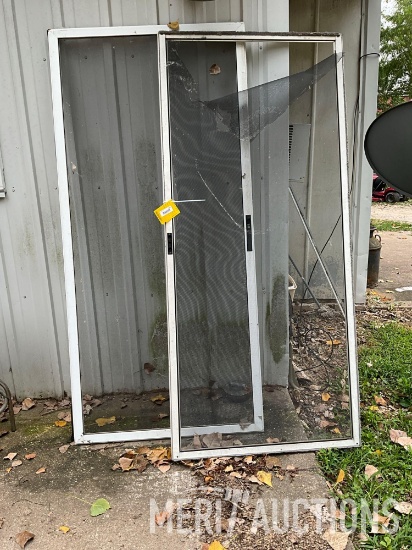 (2) Patio Screens
