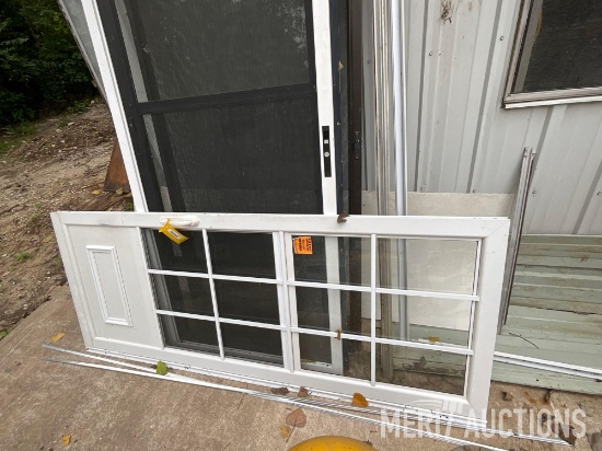 Assorted Screens and Door