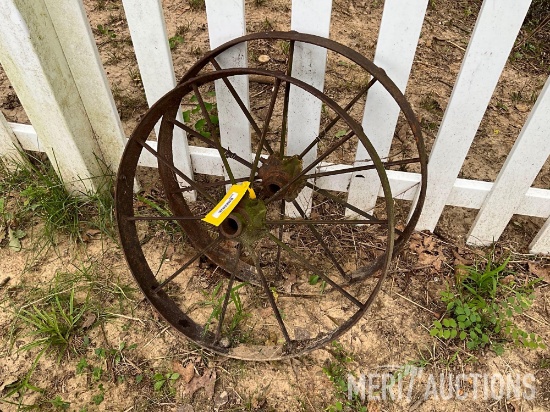 (2) 23in Steel Wheels