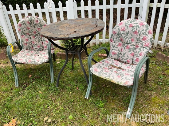 Set of Patio Chairs and Table