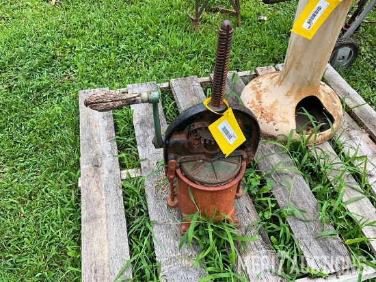 Vintage Enterprise Mfg. Lard Press