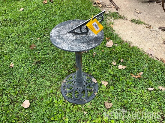 Cast Iron Sundial