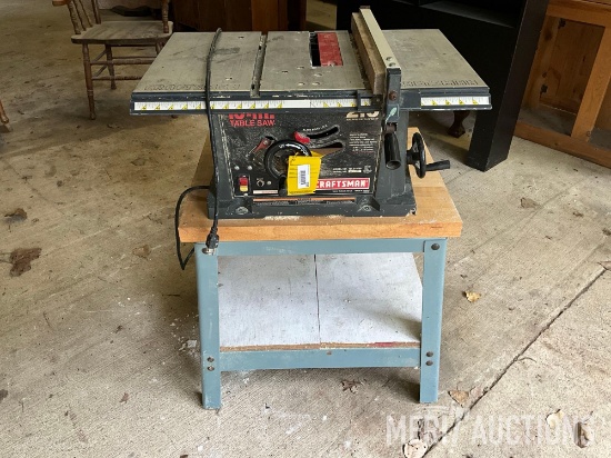 Craftsman Table Saw with Stand