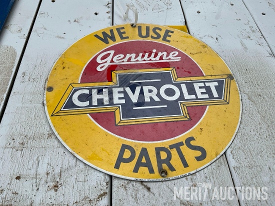 Metal Chevrolet Sign