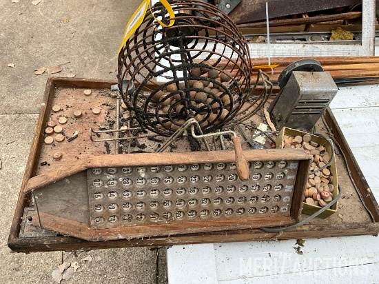 Bingo Basket and Board