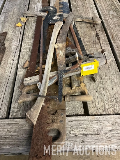 Assortment of Antique Saws