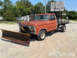 1978 Ford F250 Ranger Pickup with Myers Snowplow