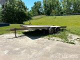 Homemade 17ft. x 7ft. flatbed heavy duty trailer