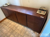 Wooden Commercial Office Credenza/Sideboard