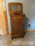 Antique Wooden Jewelry Cabinet
