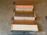 (3) Boxes of Baseball Cards