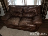 Leather Loveseat