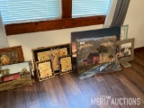 Various Framed Prints and canvases