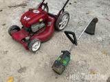 Craftsman Push Mower and Gas Weed Trimmer