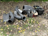 Assortment of Lawnmower Baggers and Lights