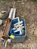 Assortment of Plastic PVC and Tool Tray