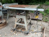 Craftsman Table Saw with Rolling Stand