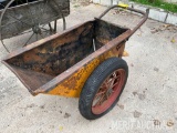2 Wheel Steel Peddlers Cart